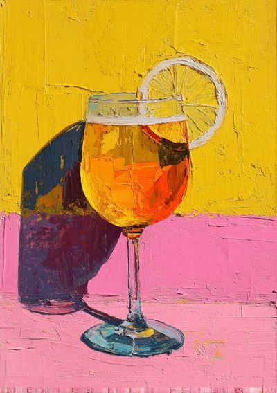 Refreshing Drink — Colorful Art Print. poster print