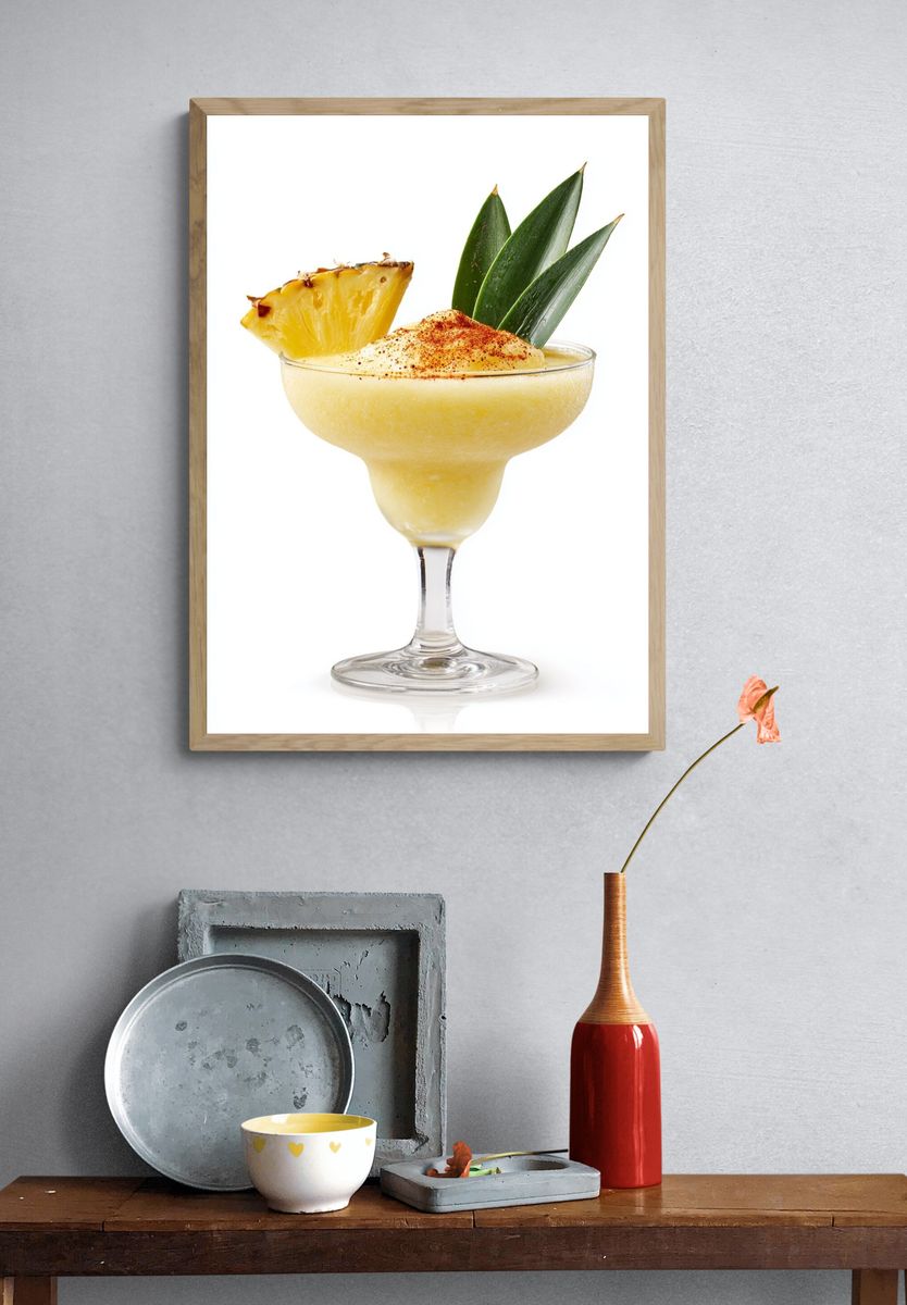 Pineapple Margarita — Food & Drink Print. — room view 3
