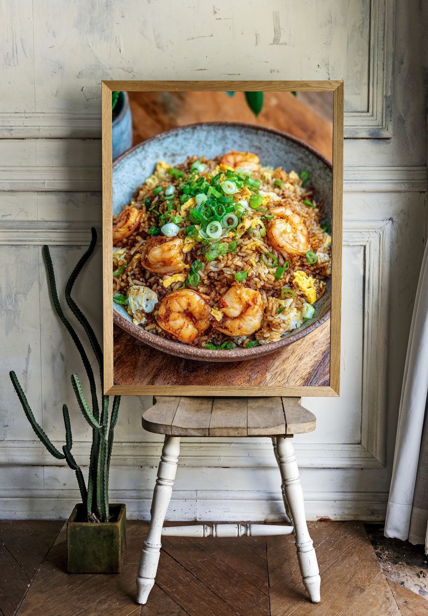 Shrimp Fried Rice — Food Print room preview