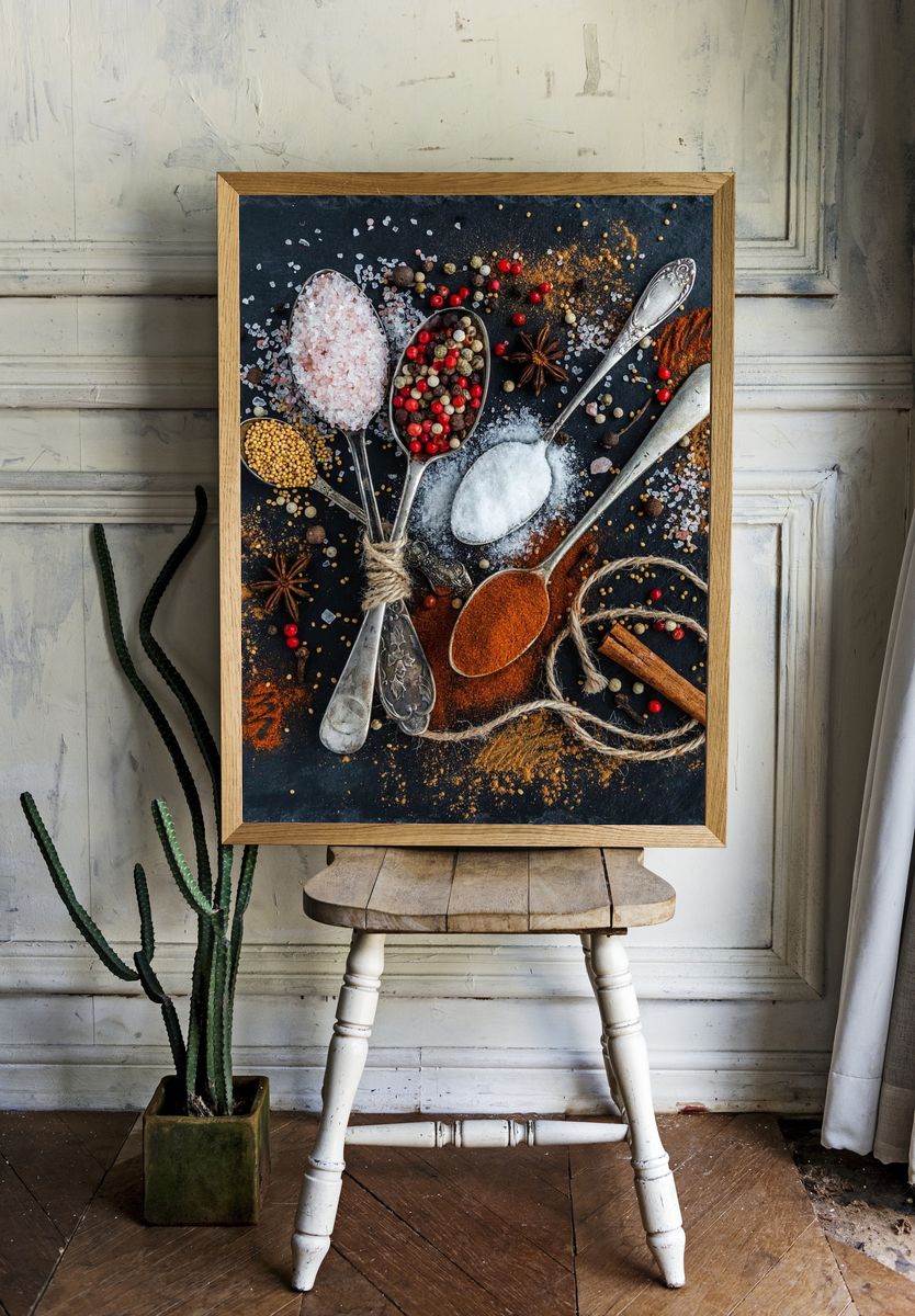 Spices and Spoons — Food Photography Print room preview