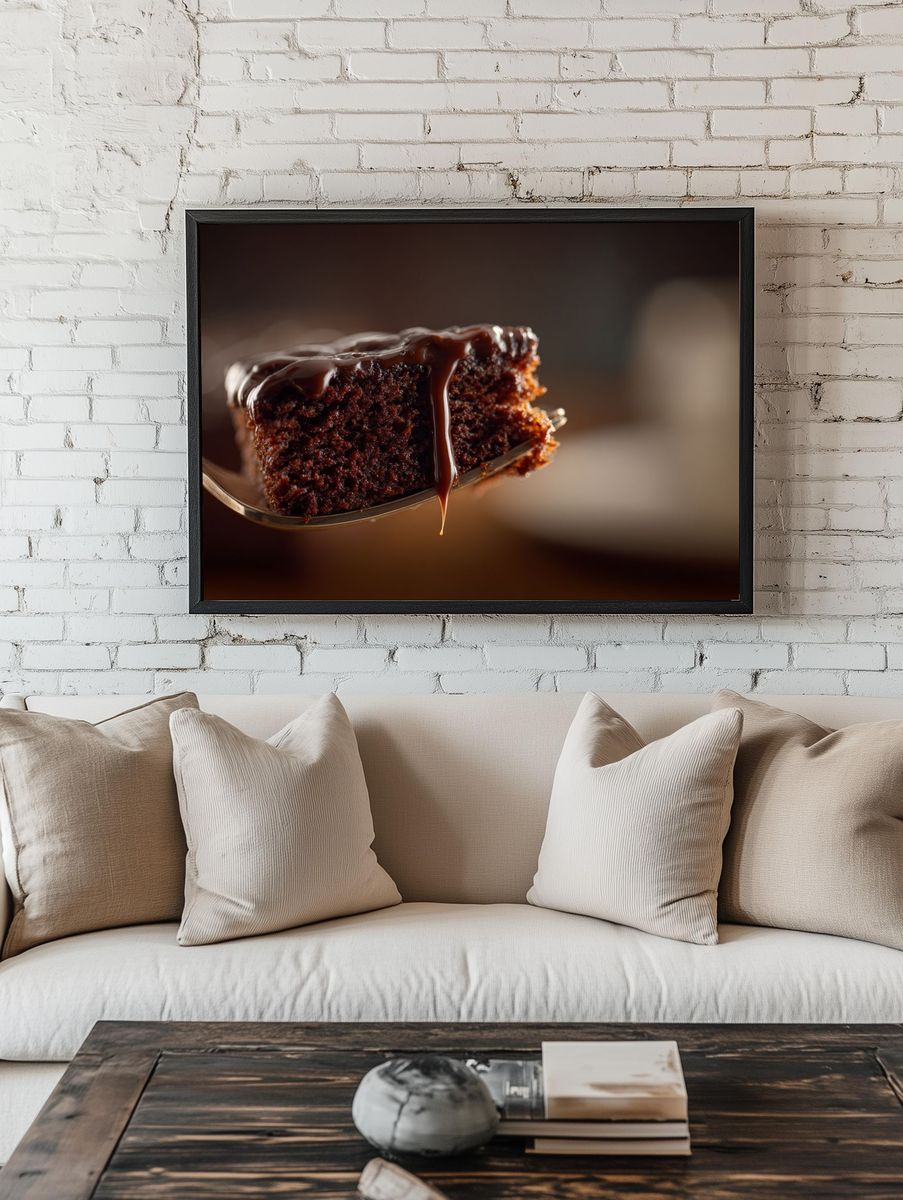 Chocolate Brownie Dessert Poster room preview