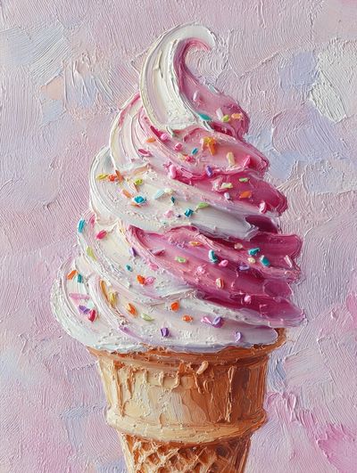 Ice Cream Cone — Art Print. poster print