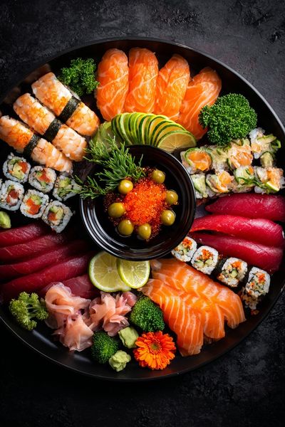Sushi Platter — Food Print. poster print