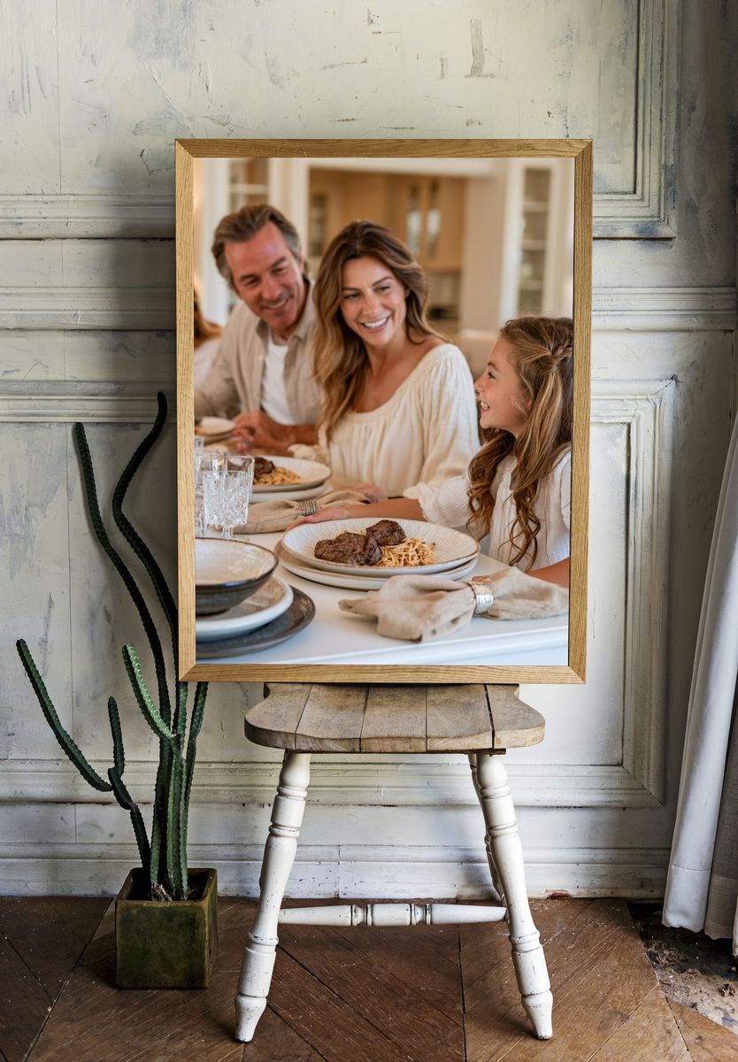 Family Dinner Photography Poster. room preview