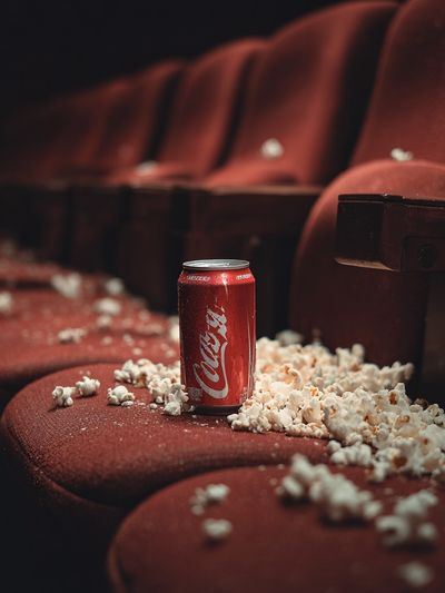 Crisp Soda and Popcorn — Photography Print. poster print
