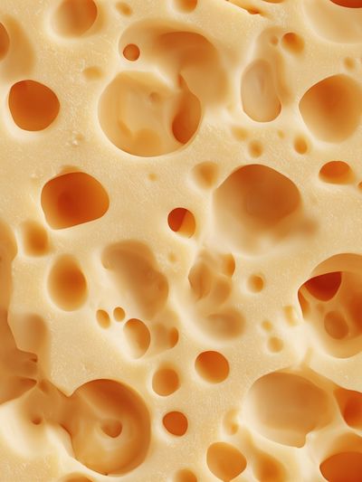 Cheese Texture — Food Print. poster print