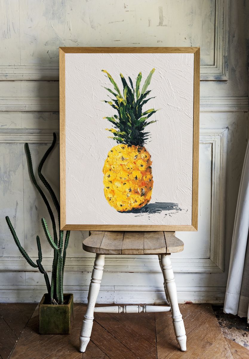 Pineapple — Art Print. — room view 1