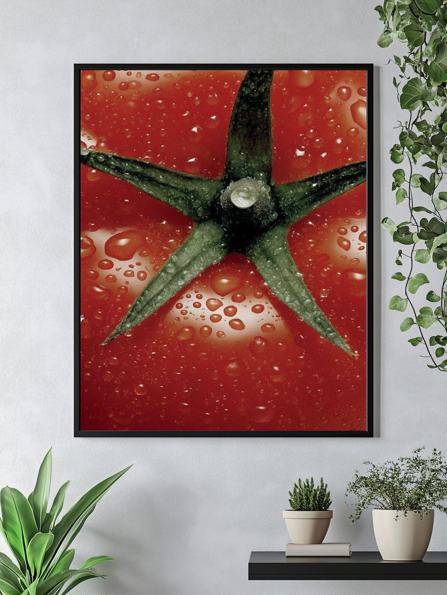 Fresh Tomato — Food Photography Print. — room view 4
