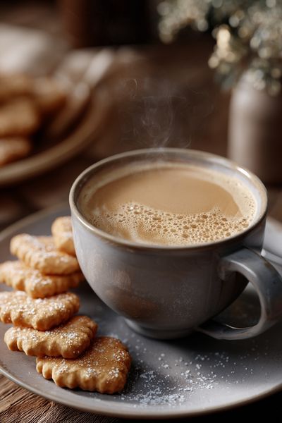 Coffee and Cookies — Food Print. poster print