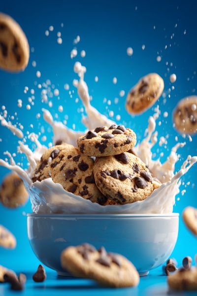 Chocolate Chip Cookies — Food Print. poster print