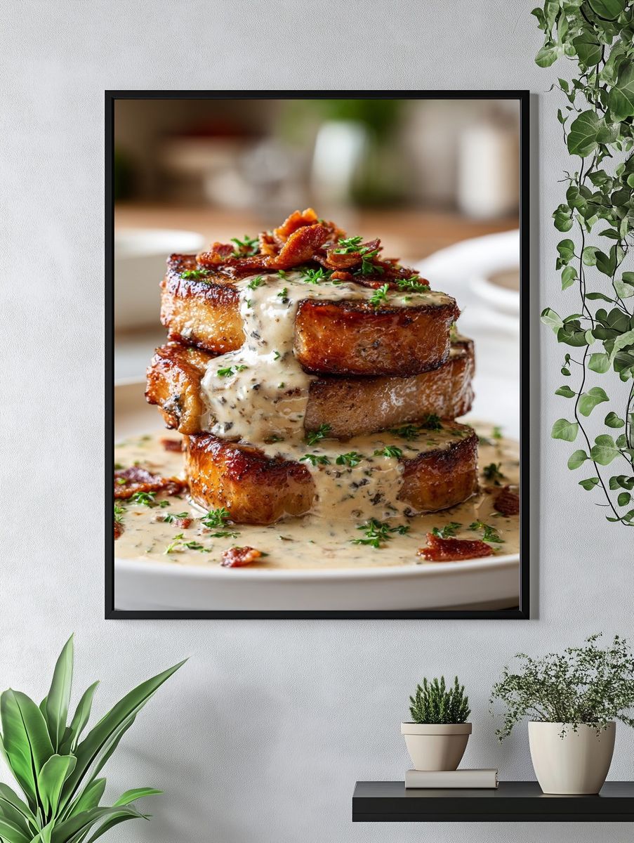 Delicious Bacon Stack — Food Print. — room view 4