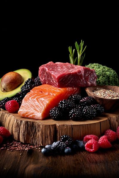 Gourmet Food Ingredients — Food & Drink Print. poster print