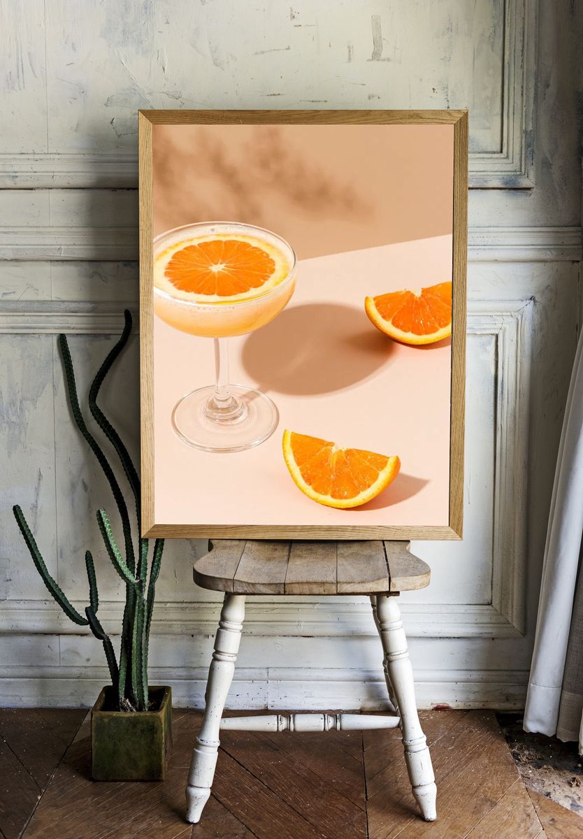 Fresh orange margarita cocktail. — room view 1