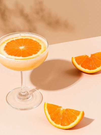 Fresh orange margarita cocktail. poster print