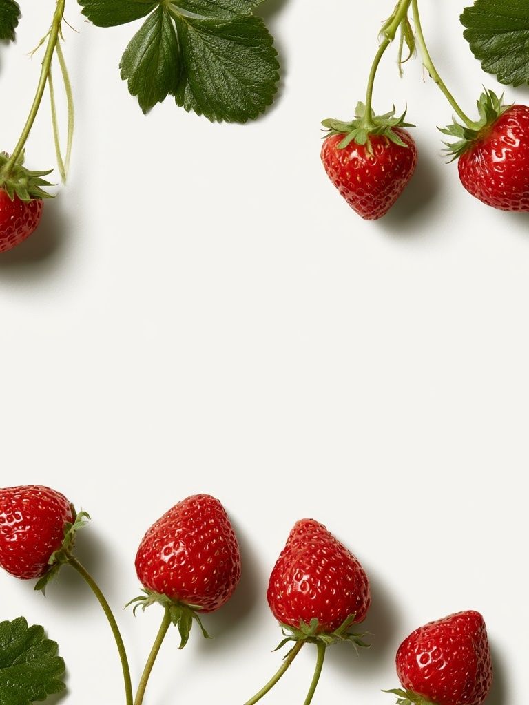 Strawberry Still Life Poster. poster detail