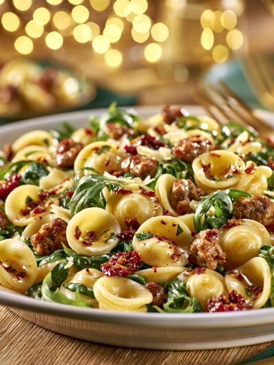 Gourmet Pasta Dish Photography Poster. poster