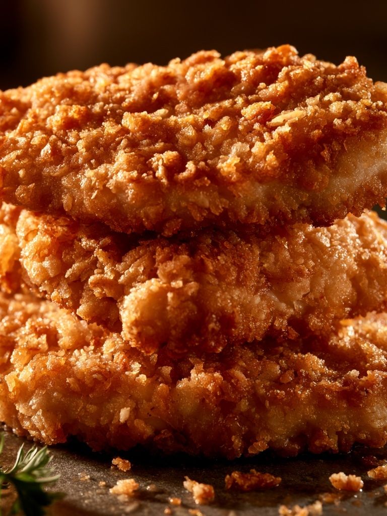 Crispy Fried Chicken Food-Drink Poster. poster detail