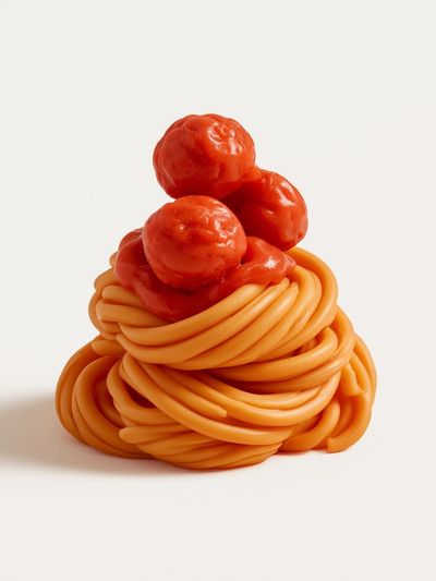 Spaghetti and Meatballs Food Poster. poster