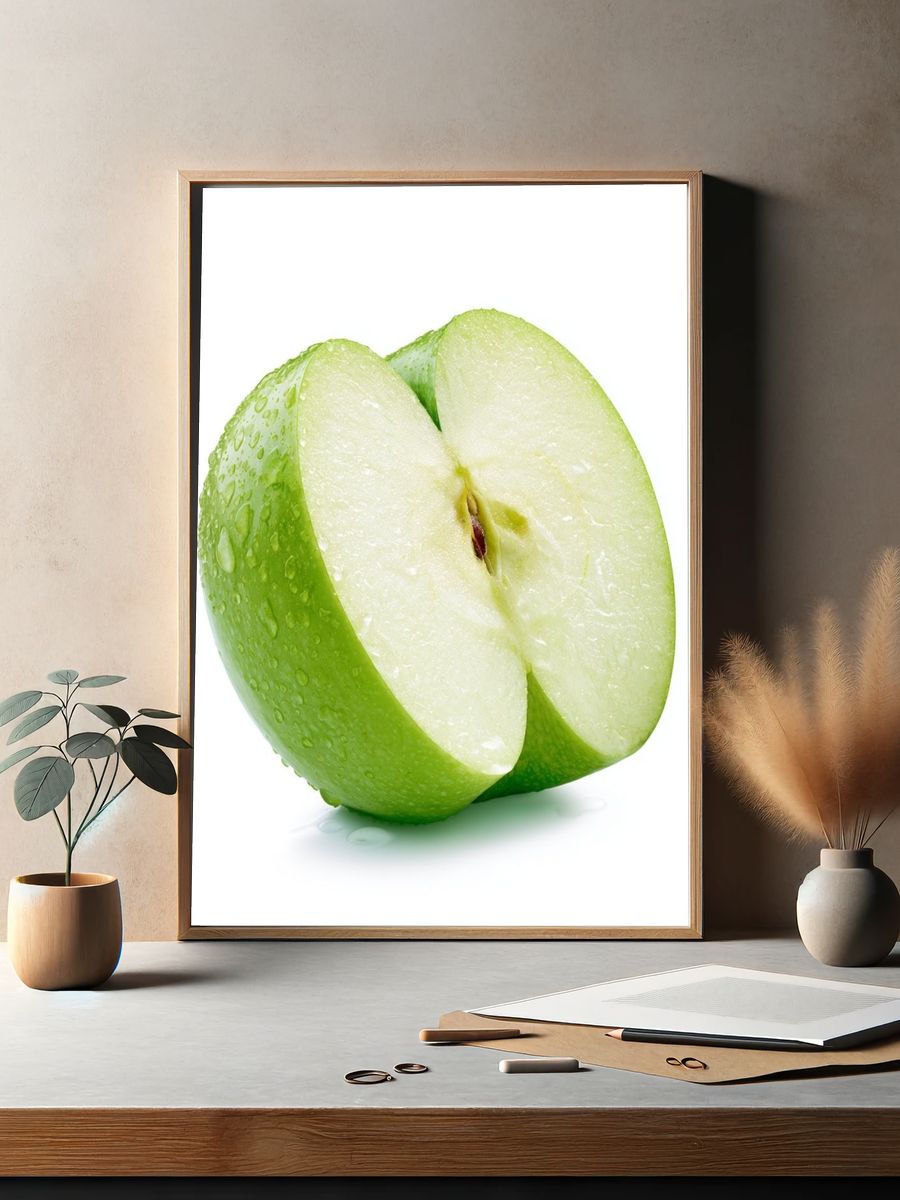 Green Apple Food-Drink Poster. — room view 2