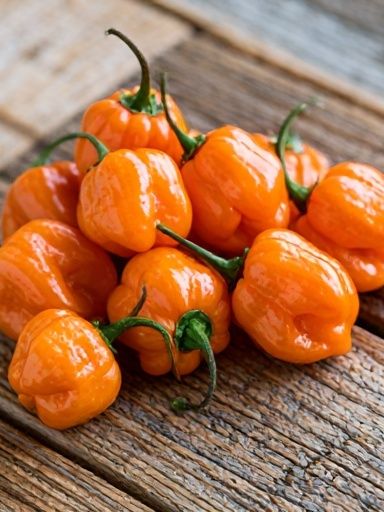 Orange Habanero Peppers Photography Poster. poster — food-drink art