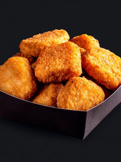 Chicken Nuggets Food Photography Poster. poster