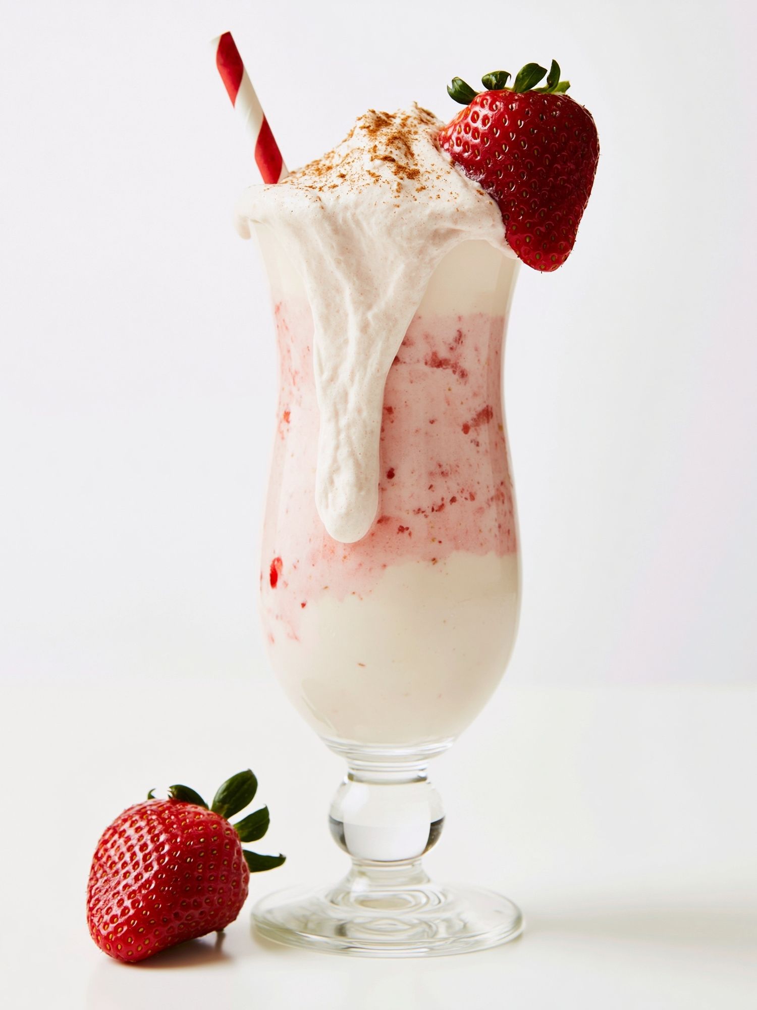 Strawberry Milkshake Photography Poster. poster — food-drink art