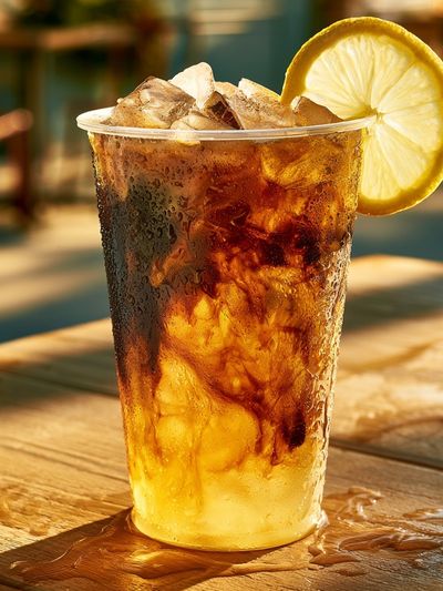 Iced Lemon Tea Photography Poster.