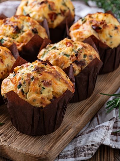Savory Herb Muffins Photography Poster. poster