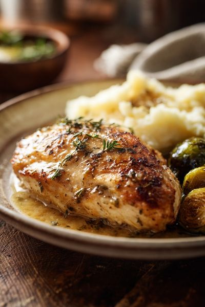 Roasted Chicken Dinner Photography Poster. poster print