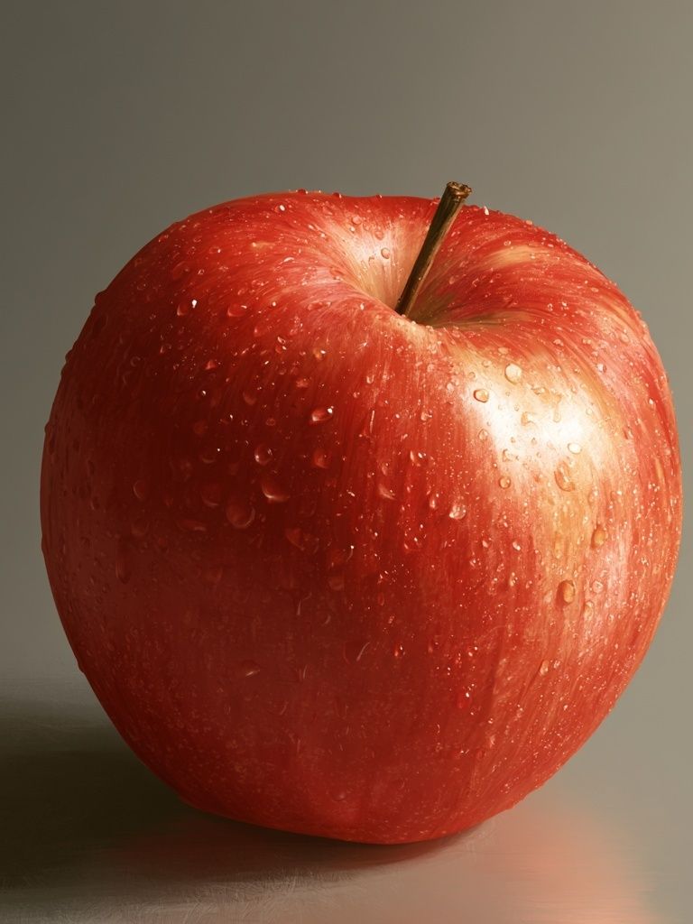 Red Apple Still Life Poster. poster detail