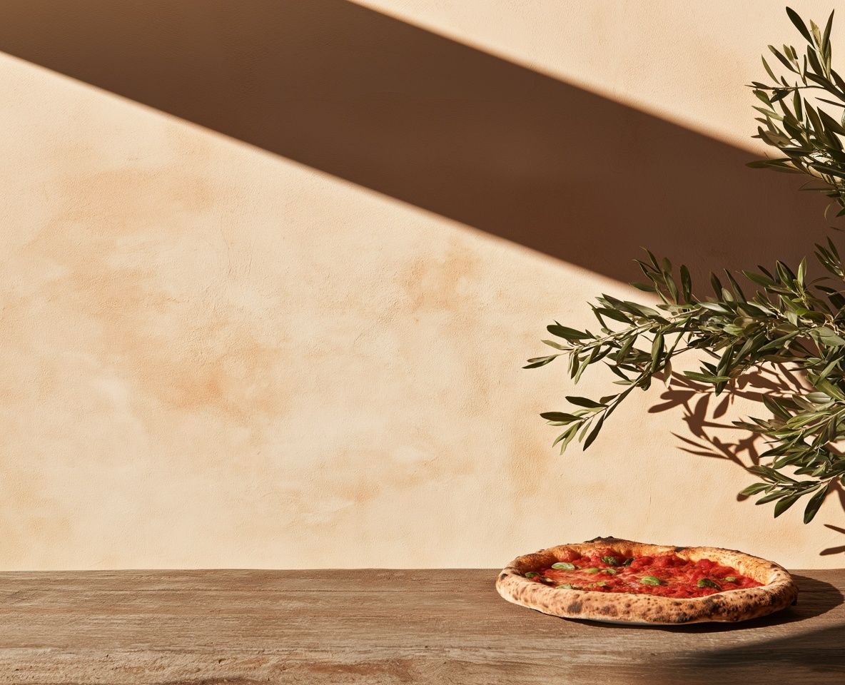 Rustic Pizza Still Life Poster. poster — food-drink art