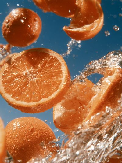 Citrus Splash Photography Poster.