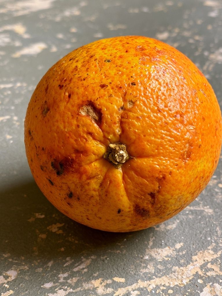 Orange Still Life Photography Poster. poster detail