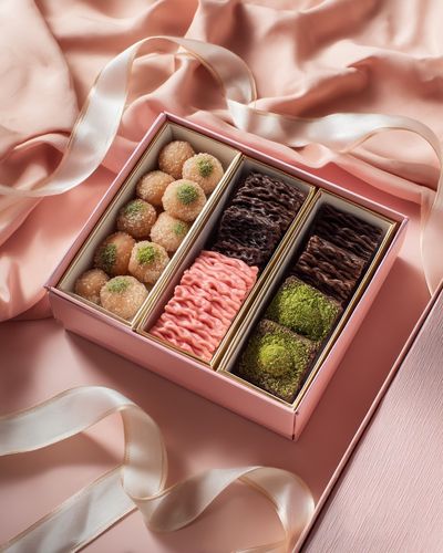 Luxury Dessert Box Photography Poster. poster print