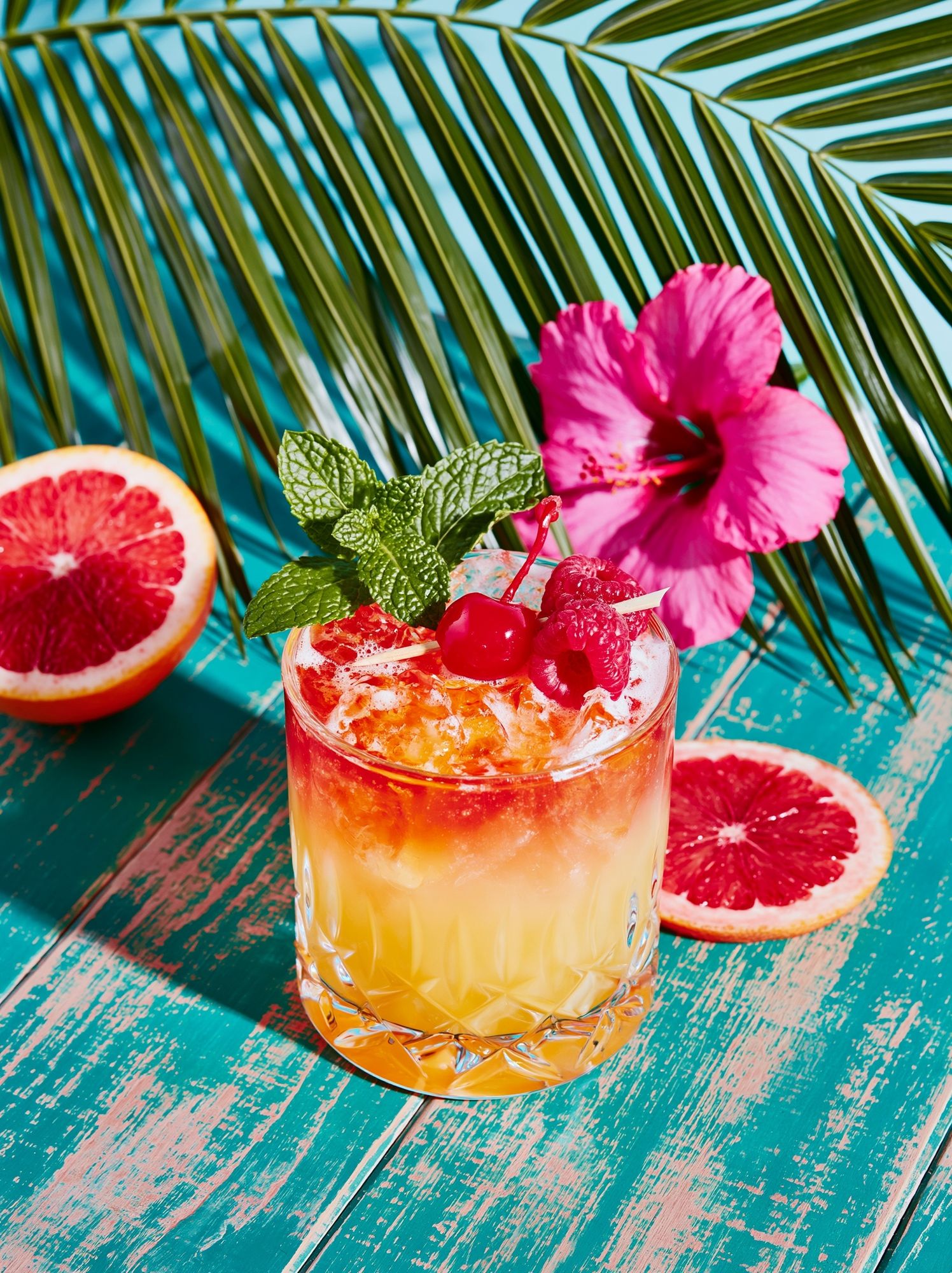 Tropical Citrus Cocktail Photography Poster. poster — food-drink art
