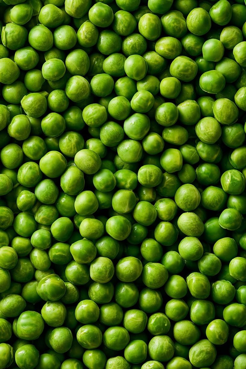 Green Peas Macro Photography Poster. poster — food-drink art
