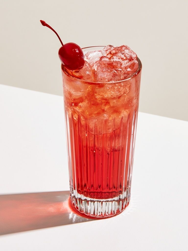 Cherry Cocktail Photography Poster. poster detail