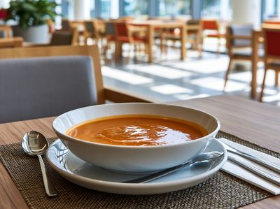 Tomato Soup Table Setting Print.