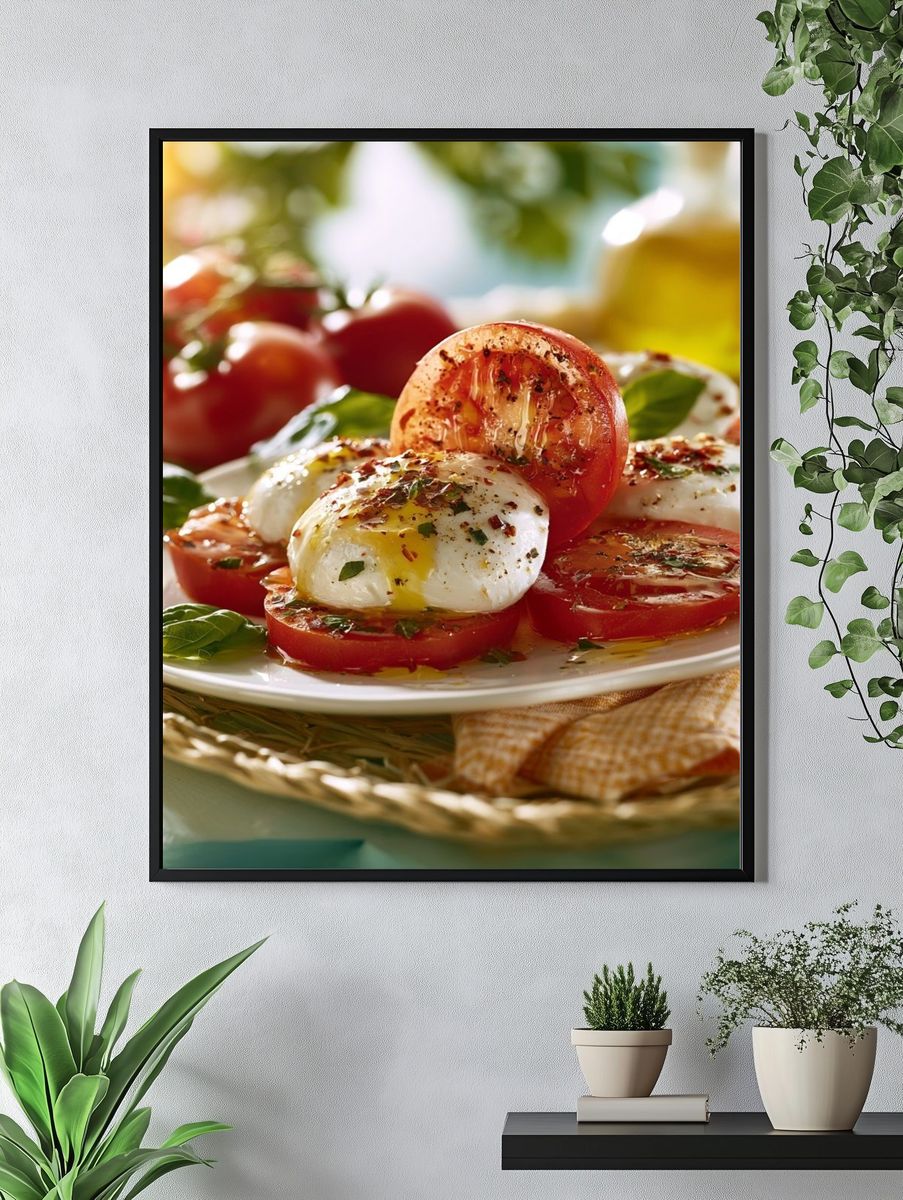 Caprese Salad Food-Drink Poster. — room view 4