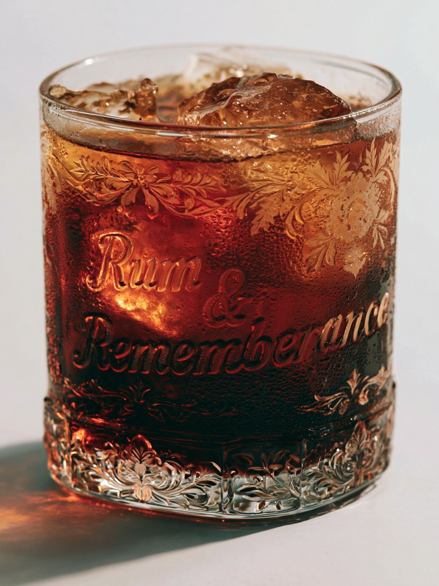 Rum & Rememberance Drink Poster. poster — food-drink art