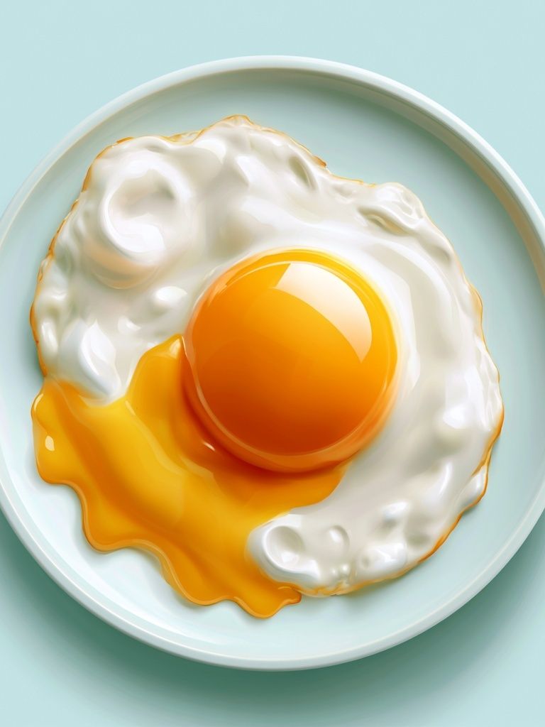 Sunny Fried Egg Illustration Poster. poster — food-drink art