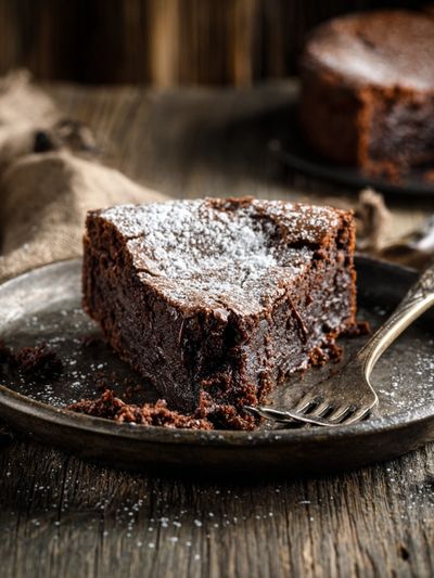 Chocolate Cake Still Life Poster. poster