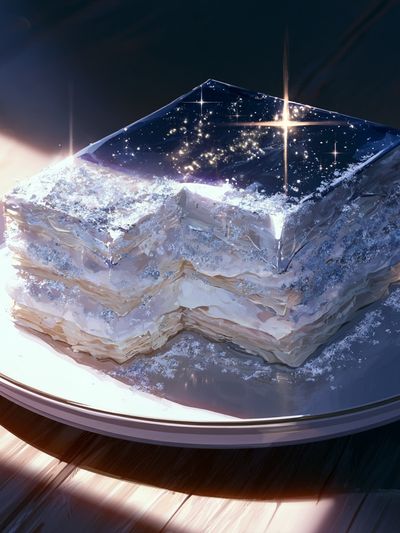 Cosmic Dessert Still Life Poster. poster