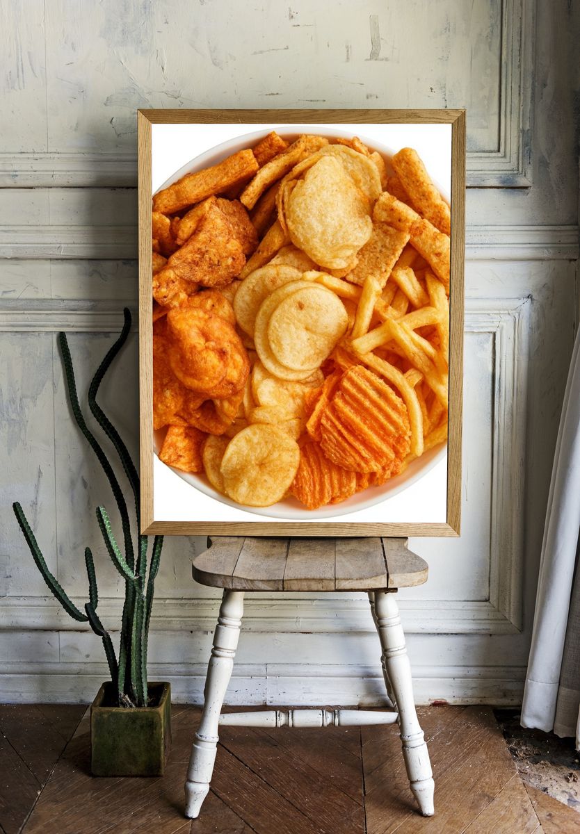 Mixed Snacks Food-Drink Poster. room preview