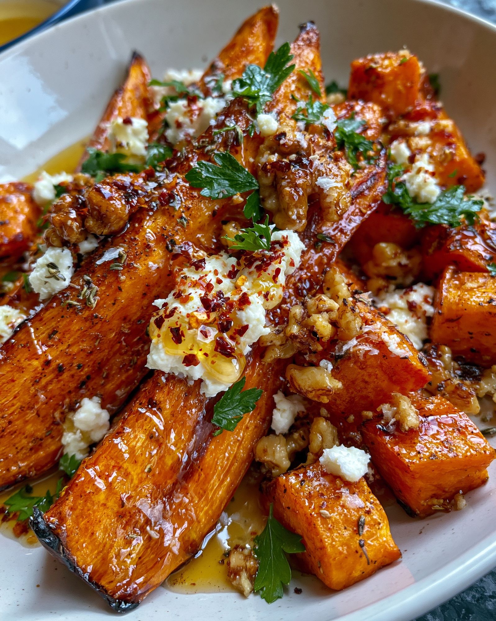 Roasted Sweet Potato Bowl Food Print. poster detail