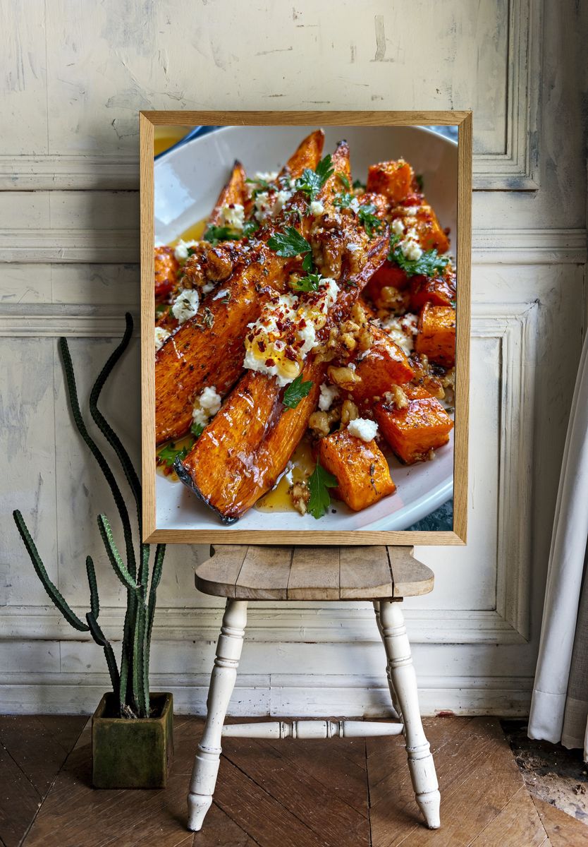 Roasted Sweet Potato Bowl Food Print. — room view 1