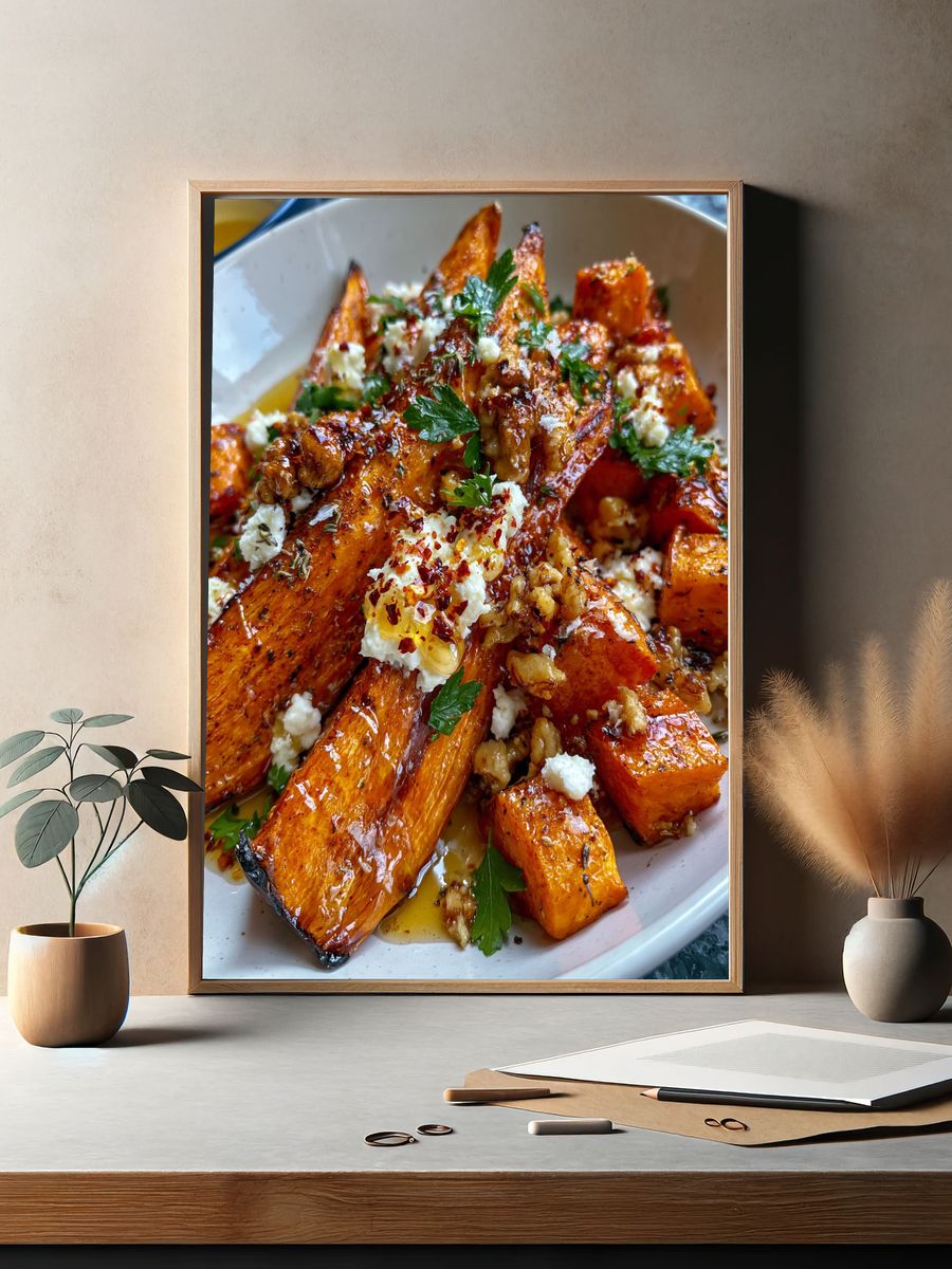 Roasted Sweet Potato Bowl Food Print. — room view 2