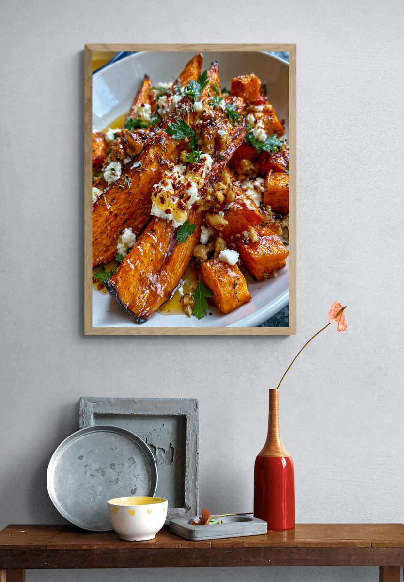 Roasted Sweet Potato Bowl Food Print. — room view 3