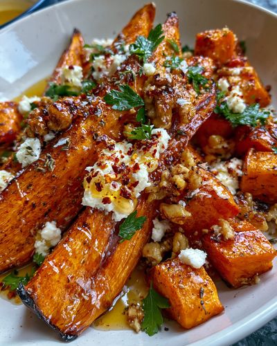 Roasted Sweet Potato Bowl Food Print.