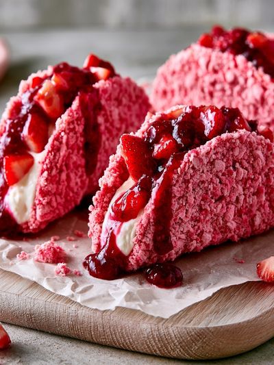 Strawberry Dessert Photography Poster. poster print